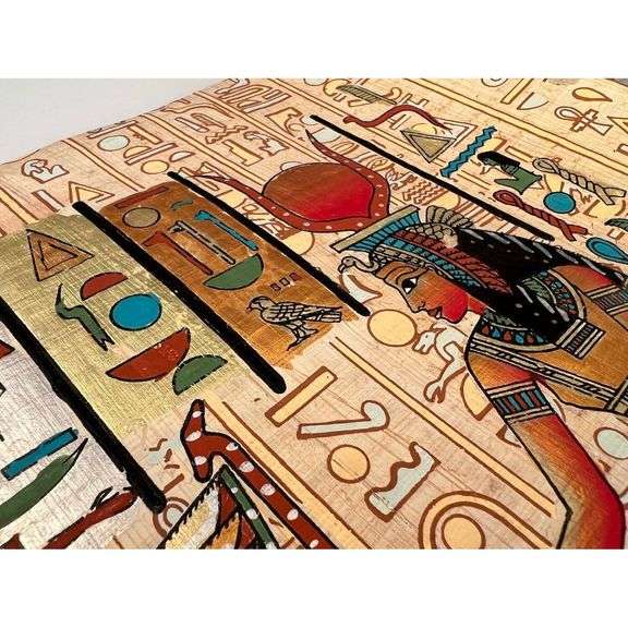 Hand Painted Authentic Egyptian Papyrus