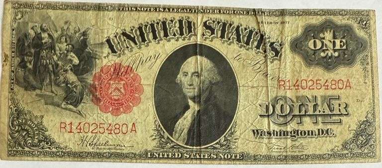 $ 1 Series Of 1917 US Note