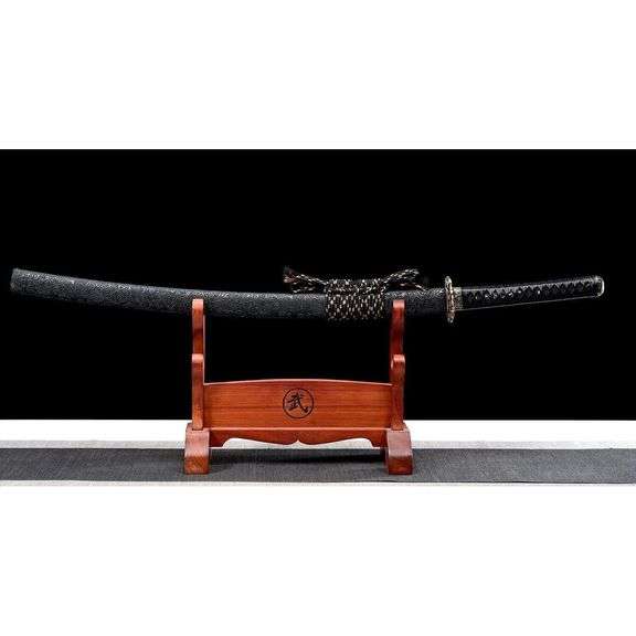 Dragon Katana Folded Steel Japanese Samurai Sword