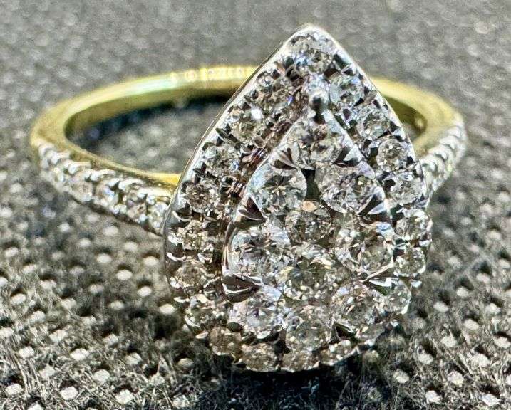14K Yellow Gold Diamond Ring
