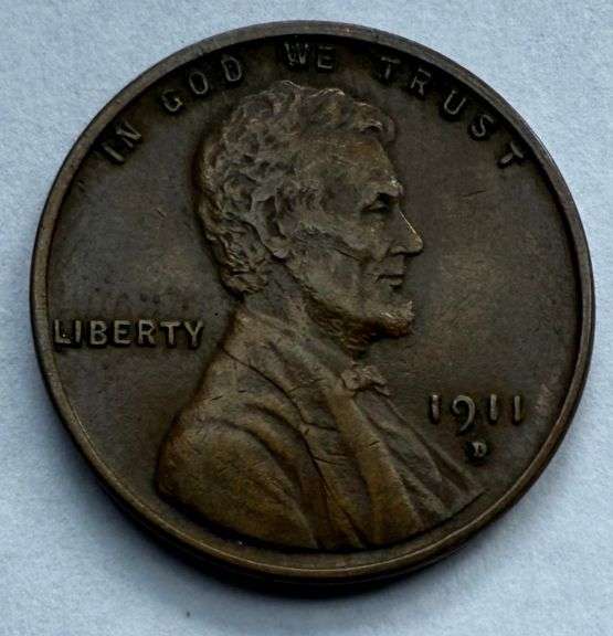 Sharp Near Unc 1911 D Lincoln Cent.