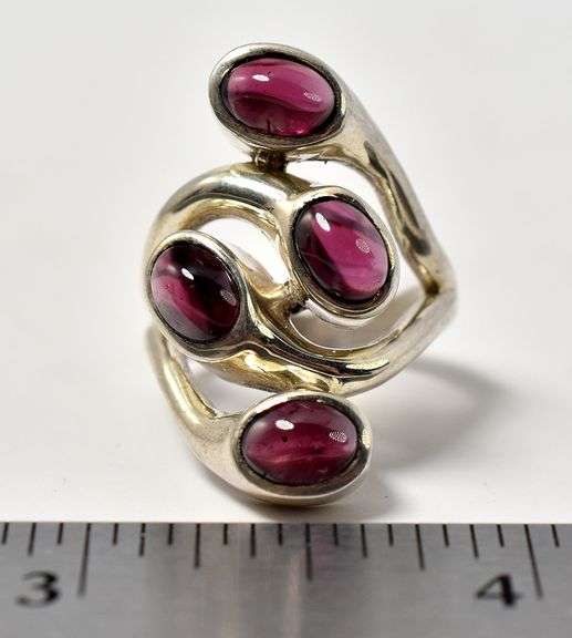 Amethyst Gemstone Ring in Sterling Silver