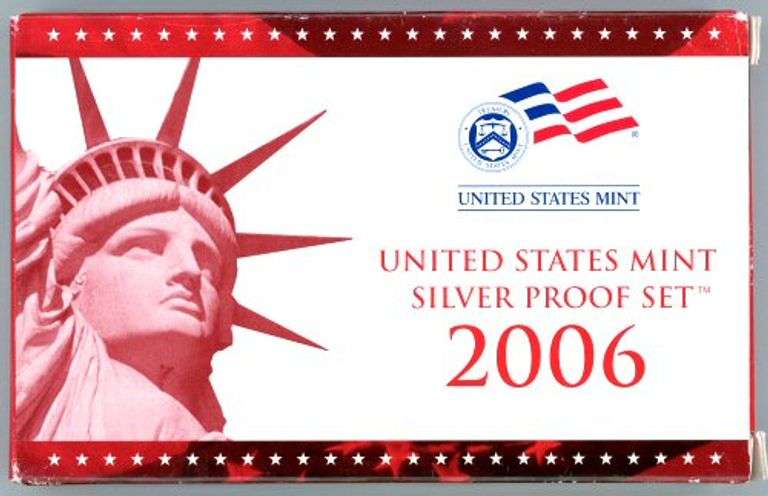 2006 Silver US Proof Set in Box with CoA