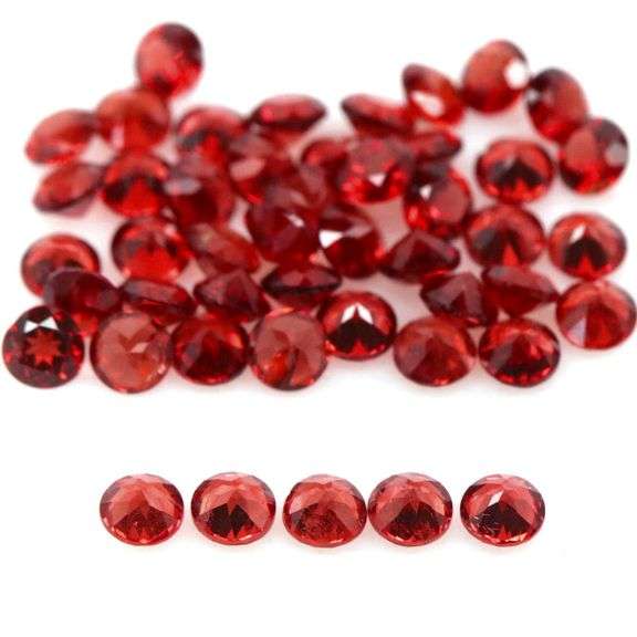 Get ready for the vibrant color in this 5.08ct Garnet set!!!