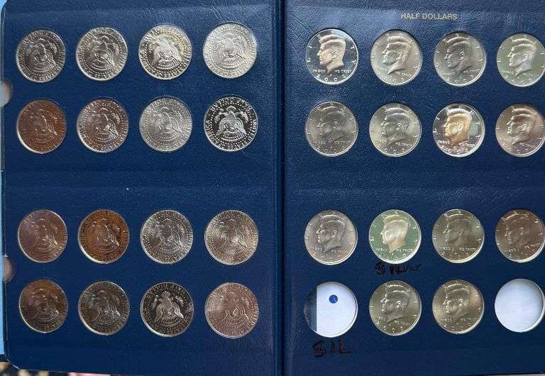 1964-2007 BU & Proof Issues Complete Kennedy Halves.