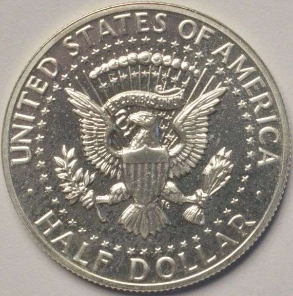 1964 Accent Hair Variety Proof Kennedy Half Dollar