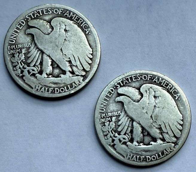 1916 P D Walking Liberty Halves