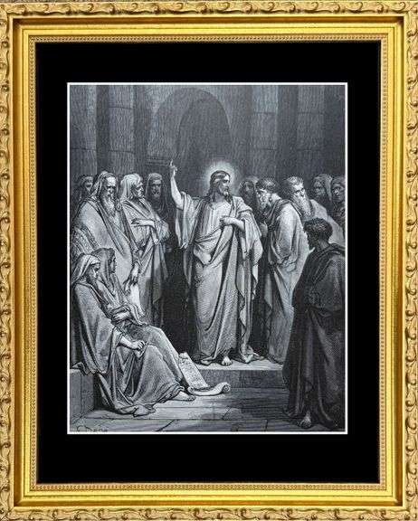 Highly Collectible Gustave Dore 'Bible Gallery' Circa 1880