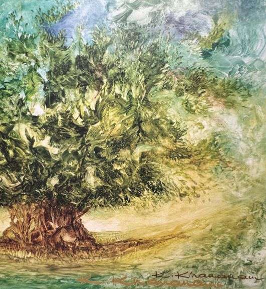 Kamran Khavarani “Tree of Life” AP Giclee on Canvas