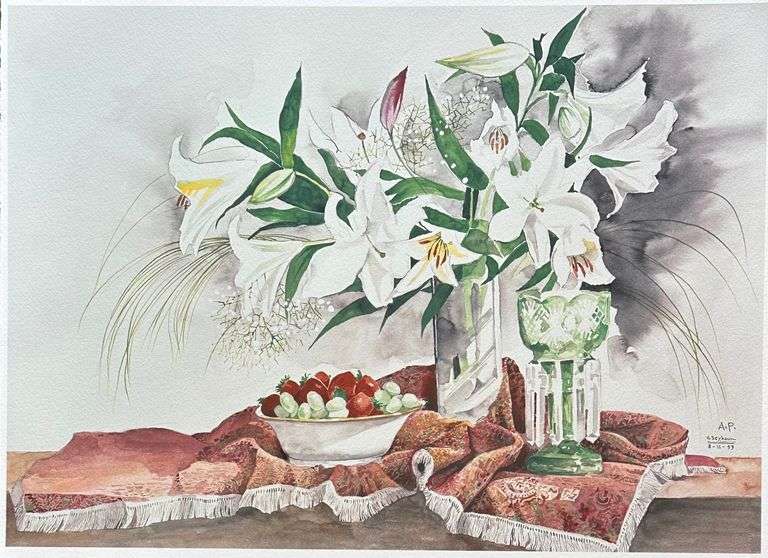 Houshang Seyhoun, Still Life (1999), Original Lithograph