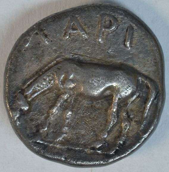 Nice Roman Republic Silver Drachm of L Rubrius Dossenus, 87 BC