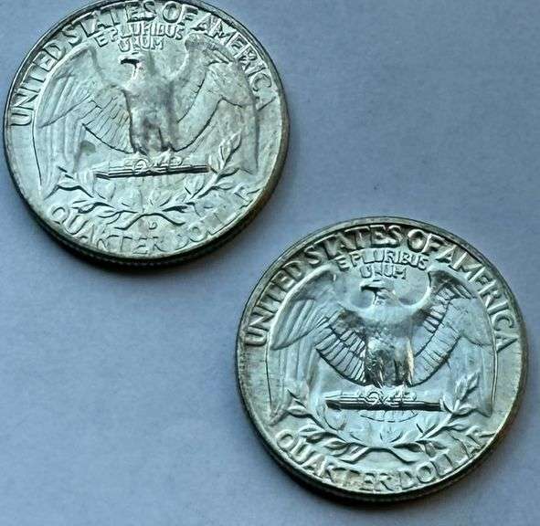 Gem BU Frosty White 1955 PD Washington Quarters