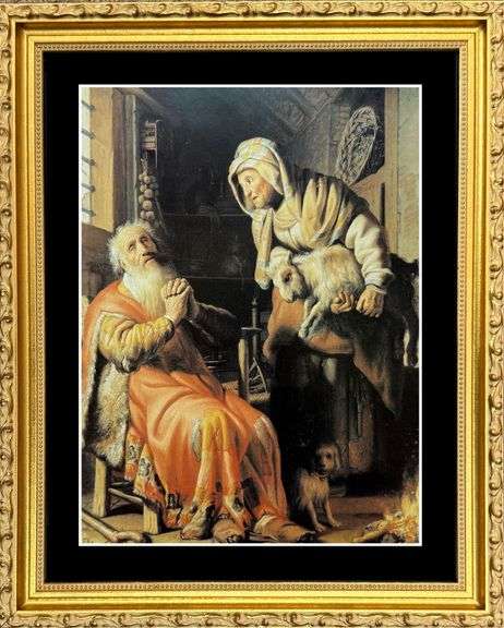 Rembrandt van Rijn, Tobit and Anna with the Kid