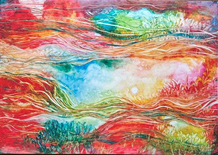 Kamran Khavarani “Dawn's Breeze” AP Giclee on Canvas