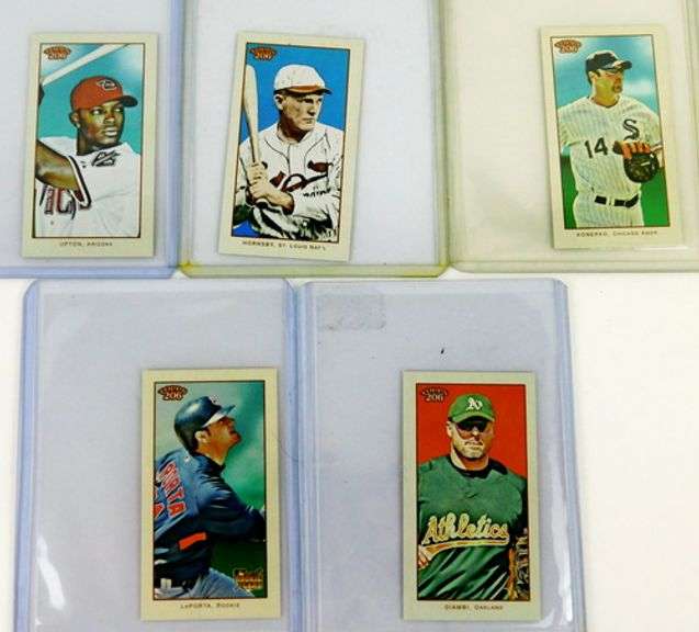 5 Piedmont 2009 Cigarette Baseball Cards
