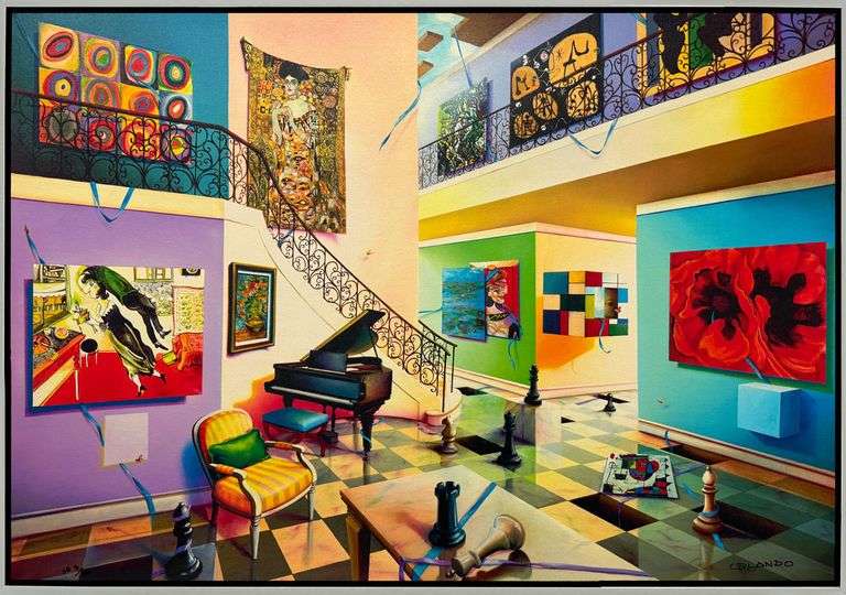 Collectible art by Creative Genius Orlando Rafael Quevedo