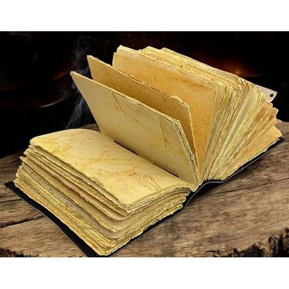 Handmade Fox Embossed Leather Journal