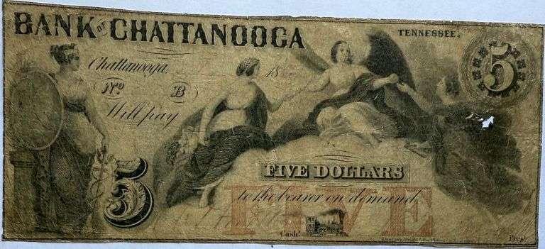 $5 Bank of Chattanooga Tenn Note