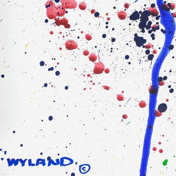 Untitled Abstract by Wyland