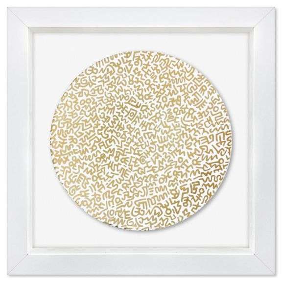 Gold Pattern by Keith Haring (1958-1990)