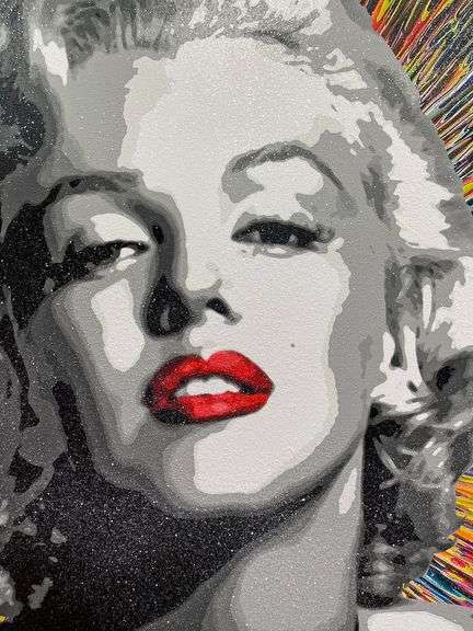 Dynamic Vibrant Art by Oliver Neilson Oliver Neilson Glamour Marylin Monroe