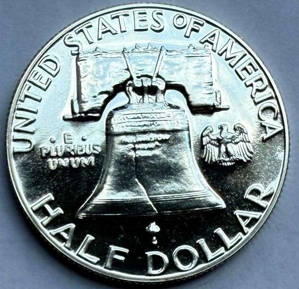 Sharp Proof 1959 Franklin Half