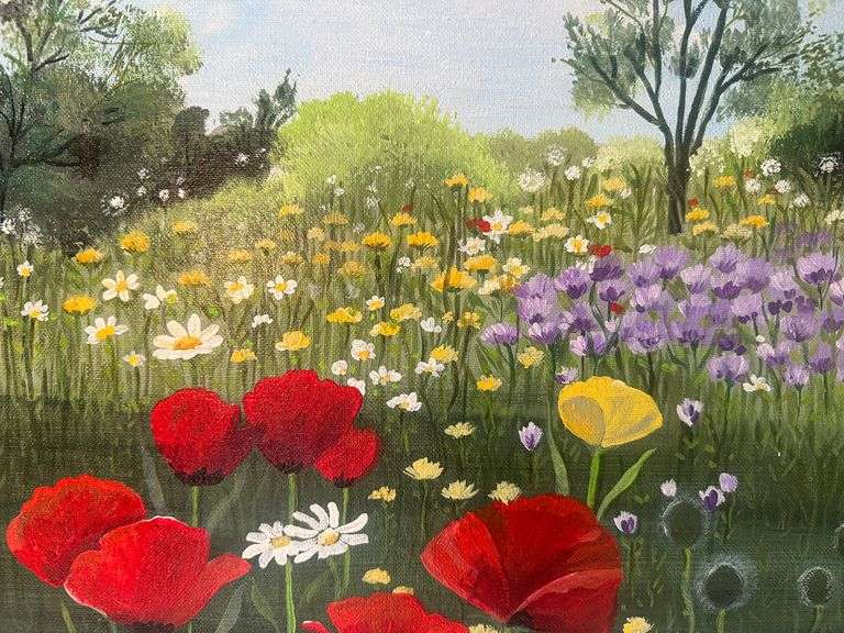 Delicate blooms in radiant hues by Ruti Ruti Stein Gerberoy