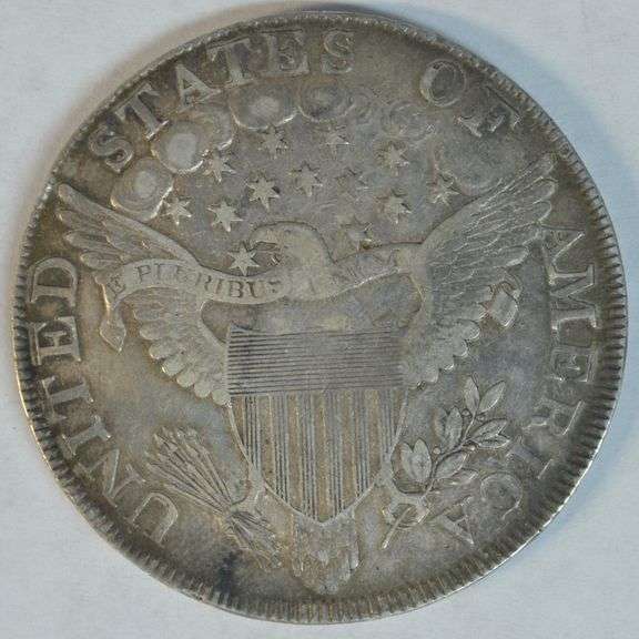 Attractive original XF 1800 Draped Bust Heraldic Eagle Silver Dollar