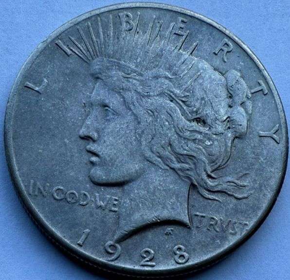 1928 Key Date Peace Dollar