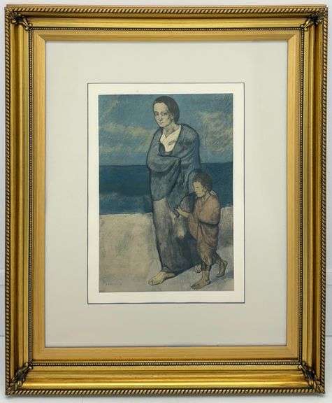 Pablo Picasso (after) Lithograph Mother and Child, 1950