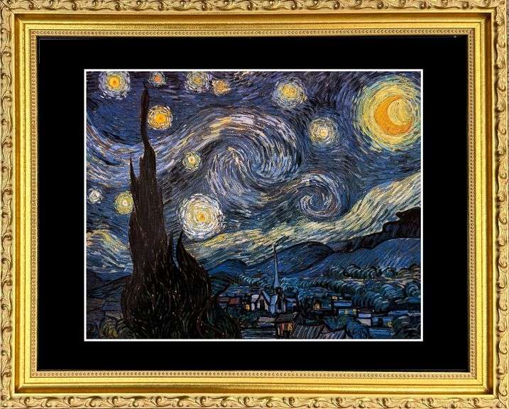 Collectible Vincent Van Gogh, Starry Night, 1889