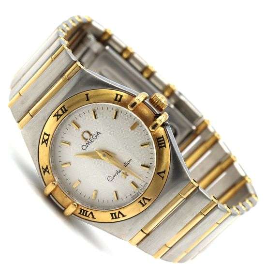 Omega constellation 2 tone quartz watch