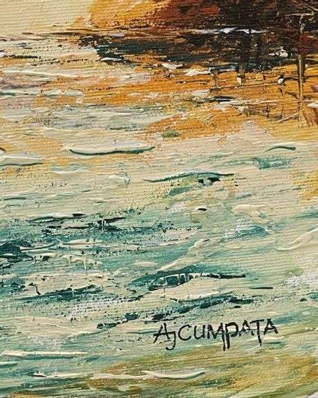 Original Painting titled Adventure in the Sun  by Adeline Cumpata
