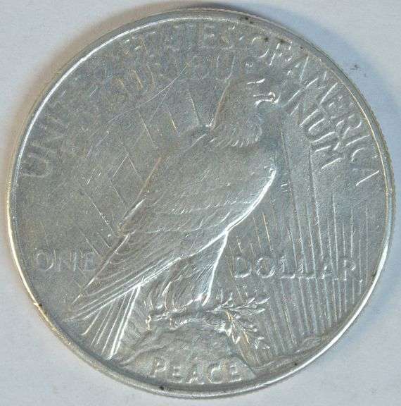 Fully struck better date 1934-P Peace Silver Dollar. Cleaned Unc.