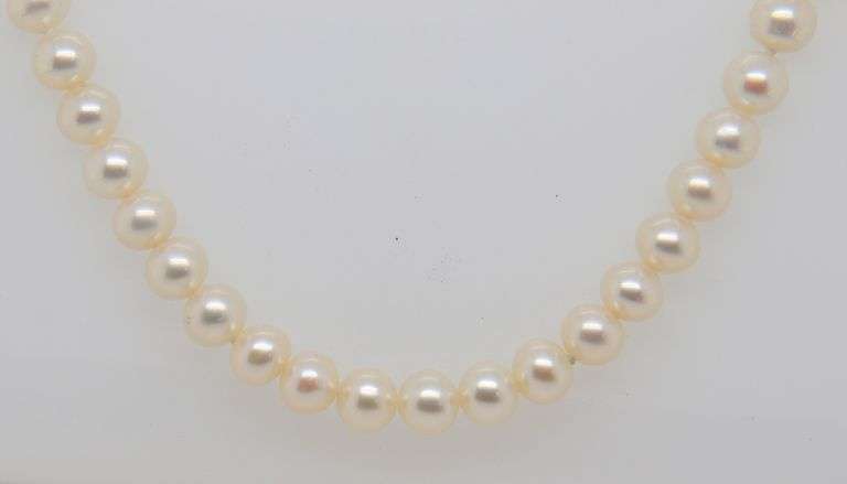 White Fresh Water Pearl Necklace