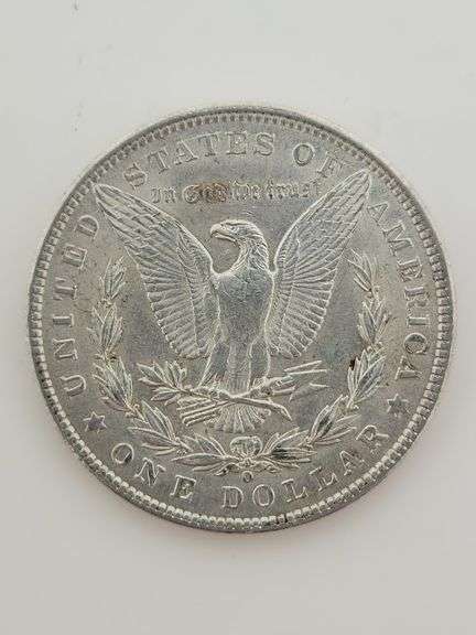 1902 O Morgan Silver Dollar, Circulated "Cleaned"