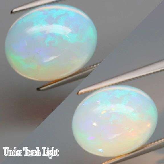 Rare! 6.54ct multi-pattern flashing Opal! Untreated!