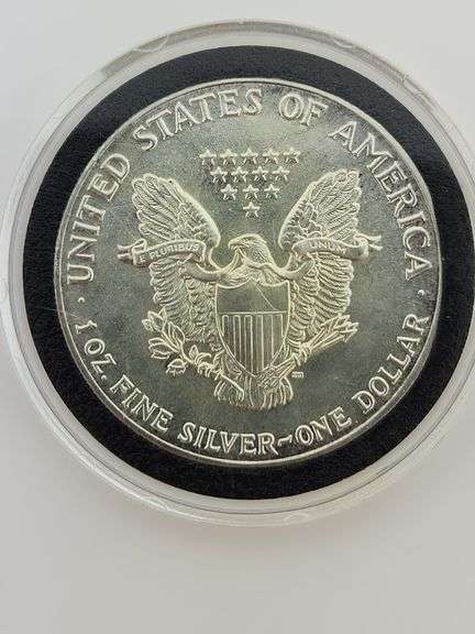 1988 American Silver Eagle In Hard Case