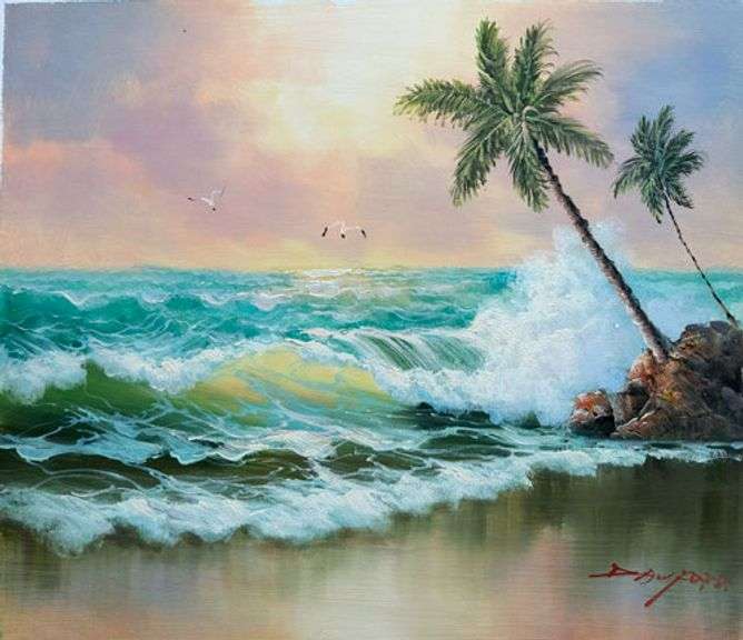 UNIQUE AND BEAUTIFUL PAINTING ON CANVAS