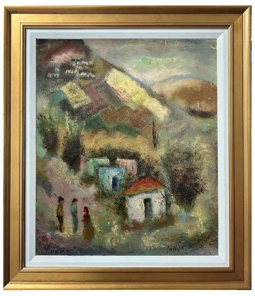 Collectible masterpiece on canvas by Albert Goldman (1922-2011)