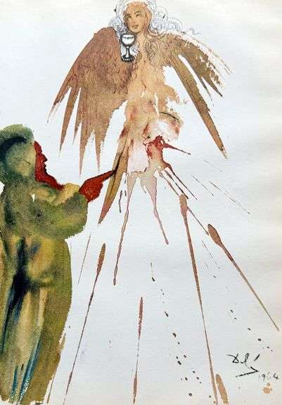 Vintage Salvador Dali From 'Jerusalem Bible'