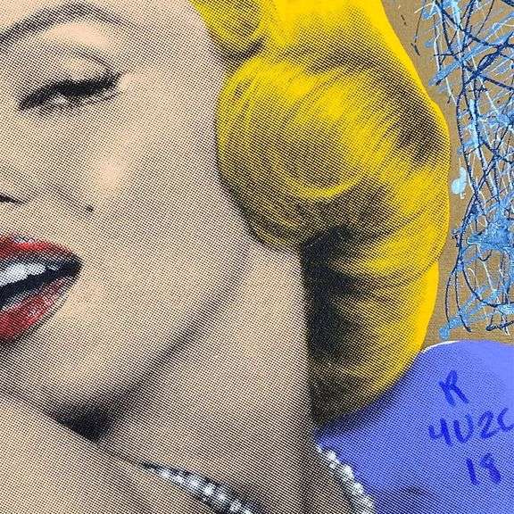 Marilyn with Pearls by Funes