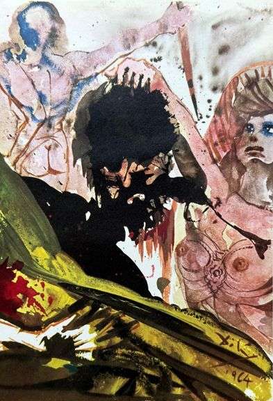 Vintage Salvador Dali From 'Jerusalem Bible'