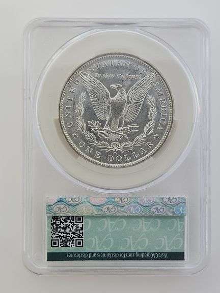 1883 O Morgan Silver Dollar, CAC MS62