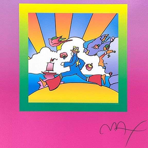 Cosmic Runner on Blends Ver II by Peter Max