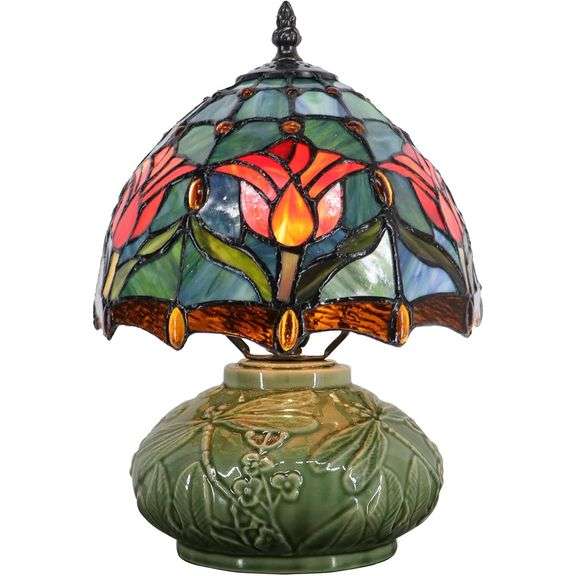 Mini Tiffany Tulip Table Lamp