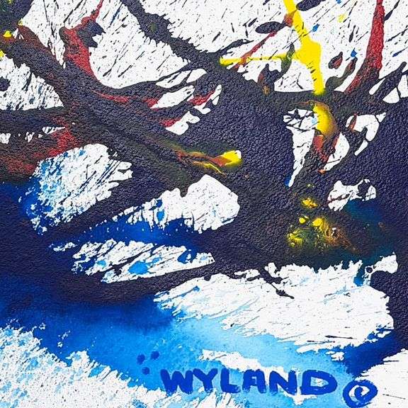 Untitled Abstract by Wyland
