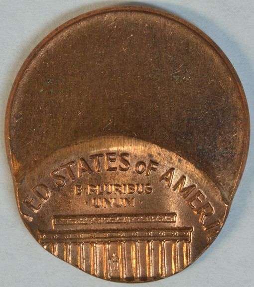 Superb 60% off-center Gem BU 1972-D Lincoln Cent error