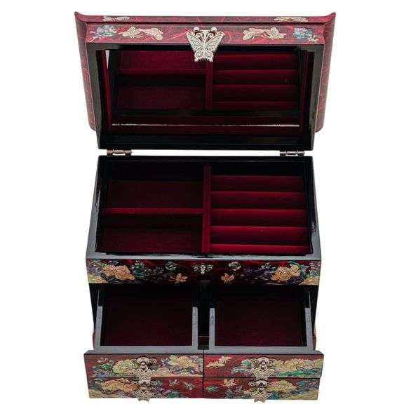 Handmade Korean Mother of Pearl Jewelry Box