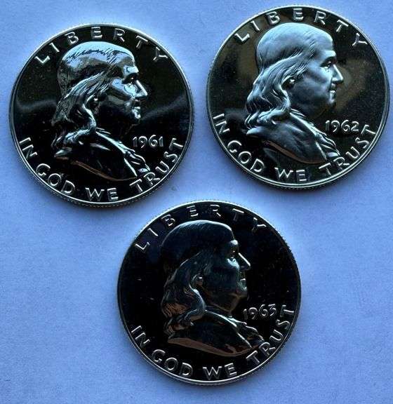 1961-63 Proof Half Dollars.